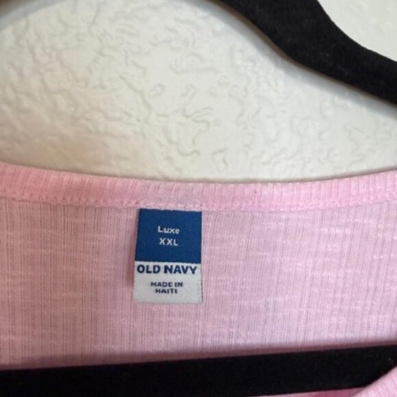 Old Navy, Luxe T-Shirt Pink Size XXL - Picture 3 of 3